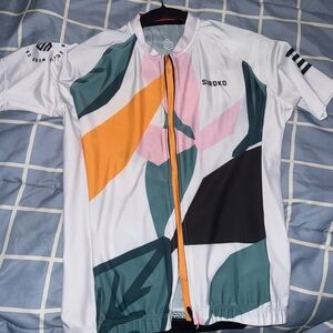 Women's Short Sleeve Cycling Jersey - Multicolor
